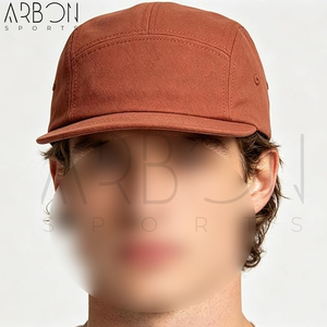 Service OEM/ODM, casquettes de baseball 5 panneaux personnalisées avec logo, en coton et polyester de qualité supérieure, casquettes snapback unies pour la vente en gros - Product Image 2