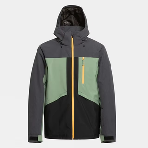 Veste de ski imperméable pour homme, coupe-vent, thermique, hiver, snowboard, couleur contrastée, capuche, vêtements de sport de montagne - Product Image 6