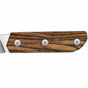 Cuchillos de caza hechos a mano con hoja fija y mango de madera marrón, hoja de acero afilada, cuchillos para acampar al aire libre, senderismo y bushcraft. - Product Image 2
