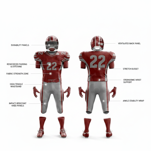 Latest Design Championship American Football Jersey Pants Set Premium Mesh Sportswear For <b>School</b> League Protective Full <b>Kit</b> Men - Product Image 2