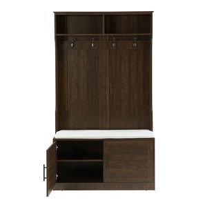Camera da letto porticato con più scaffali di stoccaggio comodo spugna comodo scarpiera appendiabiti per organizzazione guardaroba - Product Image 5