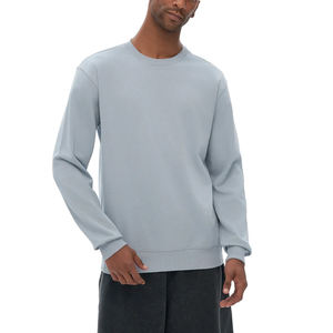 Sudadera Premium con Logotipo Personalizado, Unisex, Oversize, Cuello Redondo, Algodón Grueso, Sudaderas Lisas al por Mayor para Hombre - Product Image 3