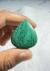 Jade natural verde Paradise Cabochon, colgante de cristal suelto de diseño, gema para la fabricación de joyería curativa - Product Image 3