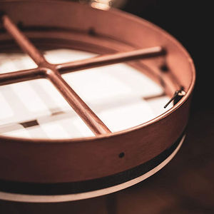 Dernier modèle de tambour shamanique Bodhran en bois, fabriqué sur mesure, de qualité supérieure, par Goletrace Enterprises. - Product Image 5