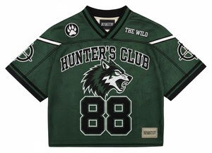 เสื้อทรงบ็อกซี่แบบครอป |   เสื้อยืดแขนสั้นสตรีทแวร์สำหรับผู้หญิง |   ผ้าเจอร์ซีย์เนื้อหนา |   การผลิตสินค้าคุณภาพระดับหรูเพื่อการส่งออก - Product Image 4