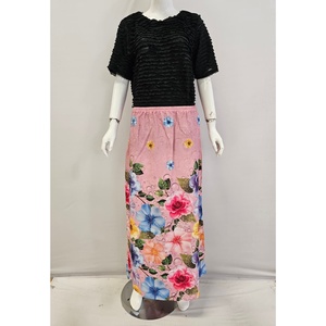 กระโปรงสตรีสั่งทำพิเศษ ลายการ์ตูนและลายดอกไม้ สไตล์ลำลองทรงเอไลน์ สำหรับฤดูใบไม้ผลิ ไซส์พลัส - Product Image 4