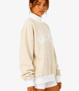 Suéter de Cuello Alto para Mujer, Tejido Suave, 100% Algodón, Informal, con Logotipo Personalizado, Transpirable, Ecológico, para Invierno - Product Image 2