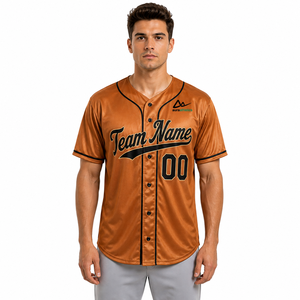 Maillot de sport souple conçu pour l'entraînement régulier et le jeu actif, offrant un confort flexible et une qualité durable pour les équipes de baseball. - Product Image 1