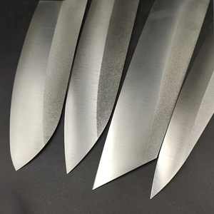 Ensemble de couteaux de chef Burraq personnalisés faits à la main avec lame vierge en acier Damas (4-5,9 pouces) épaisseur 3,0 mm, compatibles lave-vaisselle - Product Image 4