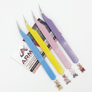 Pinzas Profesionales para Extensión de Pestañas de Acero Inoxidable Estilo Delfín, Diseño Personalizado, Duraderas, Precisión, Logotipo Personalizado - Product Image 2