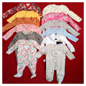 Ropa de marca Stock Original Overruns Leftover Baby Wears 0-24M Baby Playsuits Frogsuits Baby Sleepsuits Jumper Stock lot - Product Image 3