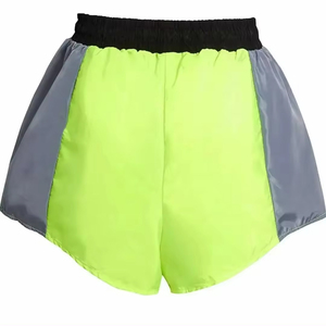 Conjunto Deportivo de 2 Piezas para Mujer, Color Verde Oliva, con Capucha, Manga Larga, Estilo Deportivo, Corto, Satinado, Poliéster, Corte Holgado, Primavera Verano - Product Image 4