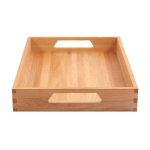 Juego de bandejas de madera decorativas para servir, artículos de madera natural ecológicos de primera calidad, Bandejas para servir postres de calidad superior - Product Image 3