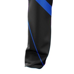 Men's Black Blue Striped Sporty Sweatpants Elastic Waist Quick Dry Lightweight Knitted Spandex Polyester Pants Summer Wear - Product Image 6