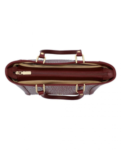 Sac fourre-tout en cuir véritable de haute qualité pour femmes, fermeture à glissière, imperméable, broderie personnalisable, couleurs et tailles variées, mode Velano - Product Image 3