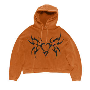 Sudadera con Capucha Unisex Oversize de Algodón con Lavado Ácido, Estampado Digital, Ecológica y Bordada, Colección 2026 - Product Image 1