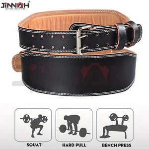 High Quality Heavy Duty Gym Fitness Workout Customized New Style Weight Lifting Leather Waist <b>Belt</b> For Men - Product Image 2