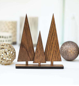 Decoración Navideña de Madera 3D Personalizada, Figura Decorativa de Mesa con Diseño Novedoso, Regalo - Product Image 2