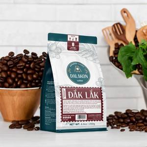 Café moulu torréfié vietnamien de haute qualité OEM ODM DALAKON 250g/sac en vrac 100% Robusta Caféiné Premium Fort et Noir - Product Image 2