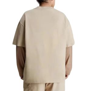 Camisetas de Manga Larga para Hombre al por Mayor, Hombros Caídos, Doble Capa, 100% Algodón, 240GSM, Alta Calidad, Mejor Material, Hecho en Pakistán - Product Image 2