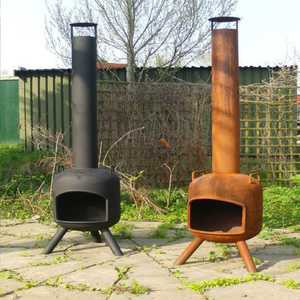 Chimenea metálica para jardín, incinerador para exteriores, disponible a precios de mayorista. - Product Image 1