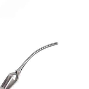 Pince microscopique courbée Astrin Surgical Bulldog Cross Action Diethrich en acier inoxydable, instrument manuel pour chirurgie cardiaque, certifié CE - Product Image 5