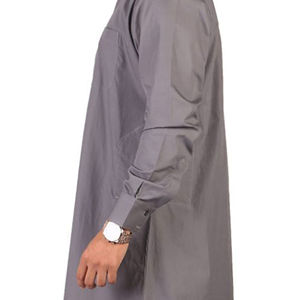 Túnica Árabe Tradicional para Hombre, Estilo Thobe/Jubbah, Larga hasta el Suelo, Manga Larga, Transpirable, Cómoda, Elegante, Informal, Nueva - Product Image 4