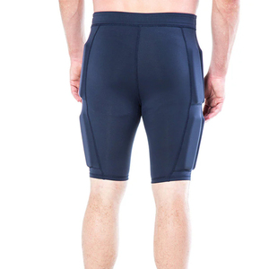 New Arrival Summer <b>Men's</b> Gym <b>Compression</b> <b>Shorts</b> Solid Casual Sport <b>Shorts</b> Pockets Canvas Fabric Breathable Gym <b>shorts</b> for <b>men</b> - Product Image 3