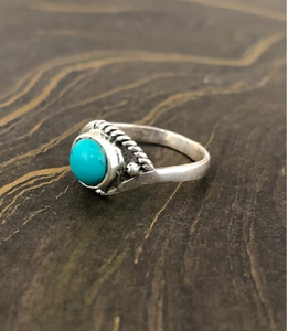 Handmade Designer Turquoise <b>925</b> <b>Silver</b> <b>Ring</b> 2.7 Grams Boho <b>Ring</b> Natural Gemstone Jewelry Everyday & Any Occasion Wear - Product Image 2