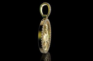 Custom Iced Out Hip Hop JESUS Diamond Pendant Lab Grown Diamond 925 Silver Plated Luxury Women's Jewelry IGI Certified - Product Image 2