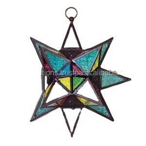 Good Quality New Design <b>Star</b> <b>Hanging</b> Candle Holder Lantern for Home and Garden Decoration at Affordable Price for Export - Product Image 2