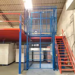 Rayonnage en acier de système de support de mezzanine résistant pour le garage d'entrepôt et le stockage de capacité élevée - Product Image 1