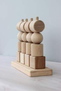 Juego de Juguetes de Madera Ecológicos para Bebés al por Mayor – Juguetes Educativos Montessori No Tóxicos para Bebés y Niños Pequeños, Manualidades de Madera - Product Image 4