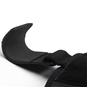 Coated Steel Weightlifting Hooks Neoprene Padded Wrist Support Gym Lifting Hooks for Fitness Workout & Deadlift - Product Image 2