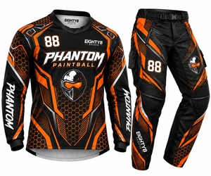 Conjunto de Jersey y Pantalones de Paintball Phantom para Hombre, Sublimado, Manga Larga, Uniforme Deportivo que Absorbe la Humedad - Product Image 1