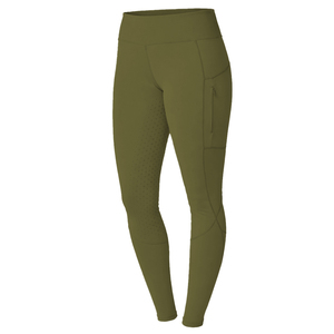 Leggings de equitación para mujer con agarre de silicona en las rodillas, elásticos, transpirables, de cintura alta, para rendimiento ecuestre. - Product Image 1
