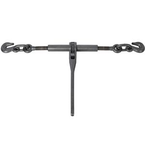 Cinghie di Fissaggio a Cricchetto Nere Martellate Resistenti da 3/8''-1/2'' con Carico di Lavoro di 9200 libbre e Ganci G70, Lunghezza Regolabile, Confezione da 4 di CO - Product Image 6