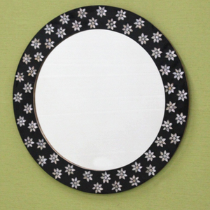 Modern 24 Inch Round Wall <b>Mirror</b> Decorative <b>Mirror</b> for Living Room Bedroom Bathroom Stylish Interior Decor with Premium Quality - Product Image 1