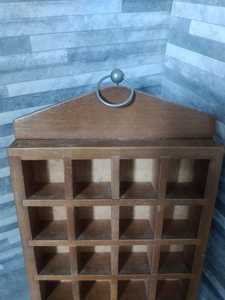 Rustic Farmhouse Wooden Mug Holder Coffee Cup Rack for <b>Kitchen</b> and Café Space Saving Wooden Mug Tree Stand Coffee Cup <b>Storage</b> - Product Image 6