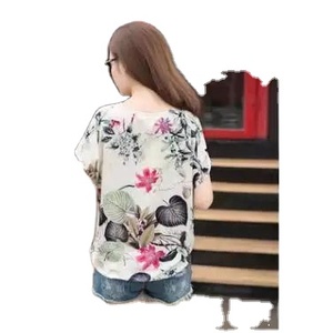 Robes décontractées imprimées pour femmes Hauts en coton doux à la mode et à prix abordable Chemises et chemisiers pour dames Collection exclusive - Product Image 3