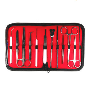 Kit de dissection avancé en acier inoxydable Safety Point, 20 pièces, pour étudiants en médecine et usage vétérinaire, par Grip Surgical - Product Image 3