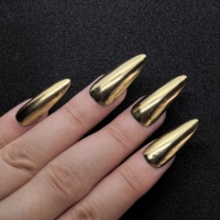 XGM NAILS Chrome Magic Mirror UV Gel Top Coat Facile à utiliser et personnalisable OEM Base Gel Clear No Wipe Chrome Gel Top Coat