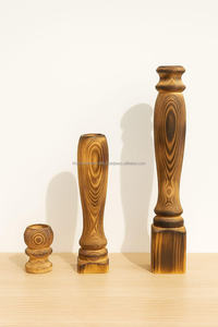 Porte-bougie en bois design exclusif avec finition antique parfait pour la décoration intérieure, la méditation et les cadeaux. - Product Image 3