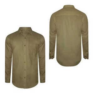 Chemise habillée classique pour homme, coupe ajustée, tissée, manches longues, en mélange de coton infroissable, boutonnée, pour affaires, bureau et soirées - Product Image 6