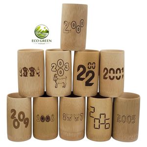 Taza de Bambú Ecológica Hecha a Mano, Taza de Bambú Natural Reutilizable, Vaso de Madera para Café, Té, Jugo, Bar y Uso Doméstico - Product Image 3