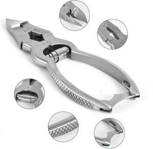 Coupe-ongles en acier inoxydable 12,5 mm, lame plate, pointe affûtée, outil durable pour les ongles des doigts, soin des pieds pour bébé, usage adulte, style simple - Product Image 4