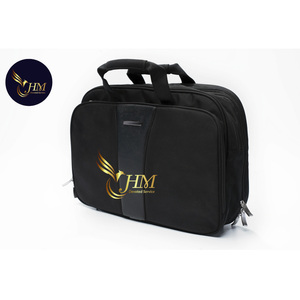Sac à ordinateur portable décontracté en polyester imperméable avec fermeture éclair, nouveau logo personnalisé, fabriqué au Vietnam, mallette durable pour affaires - Product Image 6