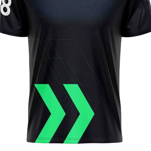Nueva Camiseta Deportiva Personalizada para Hombre, Impresión de Serigrafía en el Logotipo Frontal, Spandex/Poliéster Transpirable, Antibacteriana, Sublimada, Cuello Redondo - Product Image 2