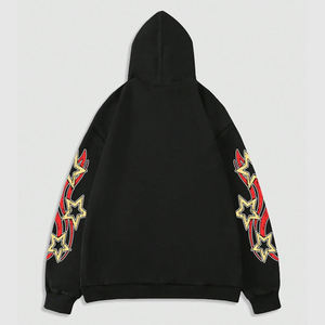 Sweats à capuche personnalisés vintage délavés à l'acide pour hommes et femmes, manches longues, logo personnalisable, tendance, doux et confortables - Product Image 2