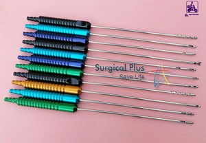 Juego de 11 Piezas de Mango Fijo para Liposucción de Calidad Premium, 4mmx25cm, Plástico, Cirugía Cosmética - Product Image 4